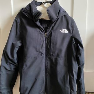 North face navy blue mens small jacket